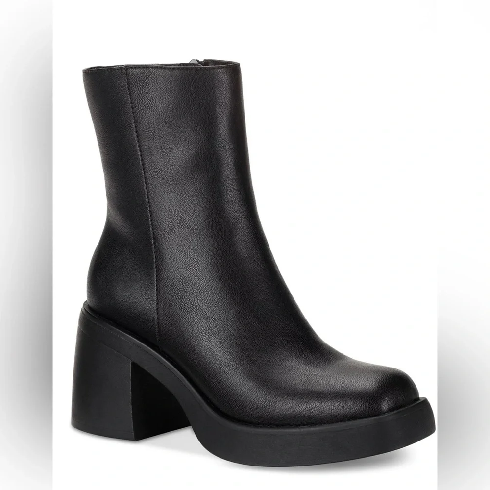 Sun + Stone Elegant Black Women's Ankle Boots Size 9.5 - Picture 1 of 16